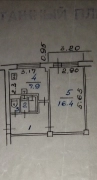 1-комн. квартира, 33.6 м², 5/5 эт.